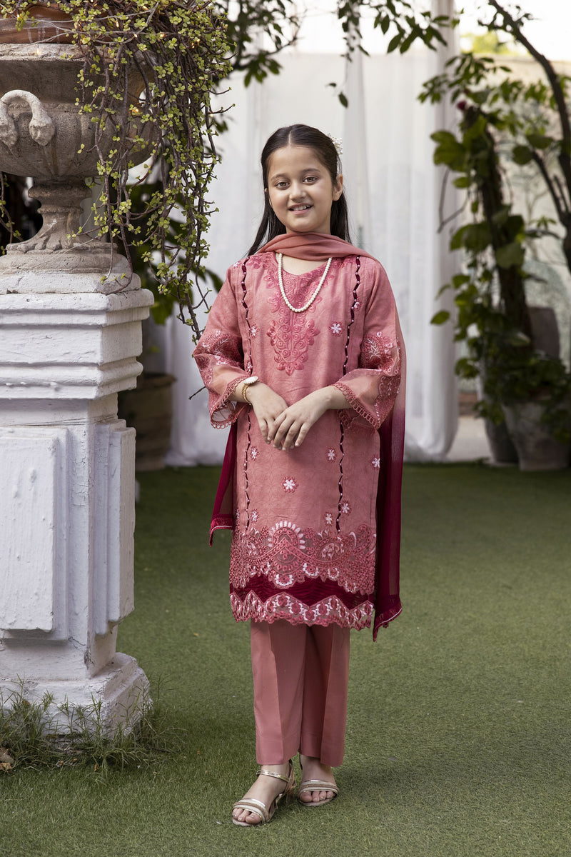 LUXURY JACQUARD EID COLLECTION FOR GIRLS BY MONA MJG2