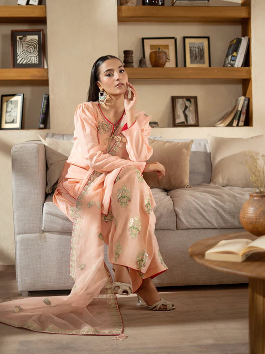 SHEHNAI LUXURY RAW SILK EID EDIT BY RANIYAH REH1