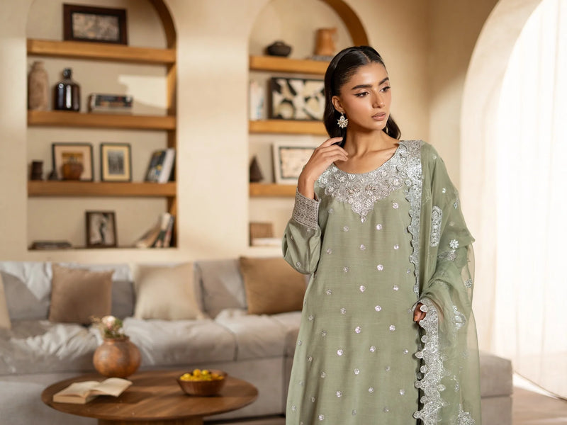 SHEHNAI LUXURY RAW SILK EID EDIT BY RANIYAH REH2