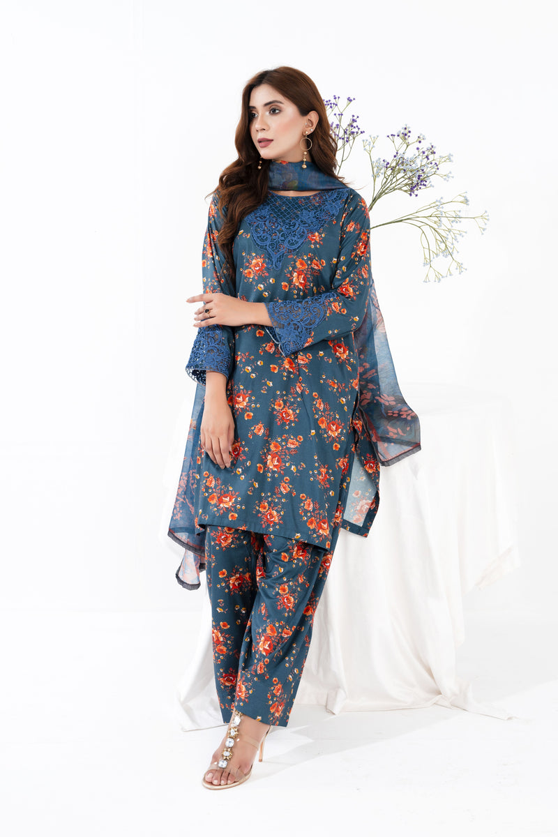 Mahgul Linen Winter Collection by Raniyah RLW02