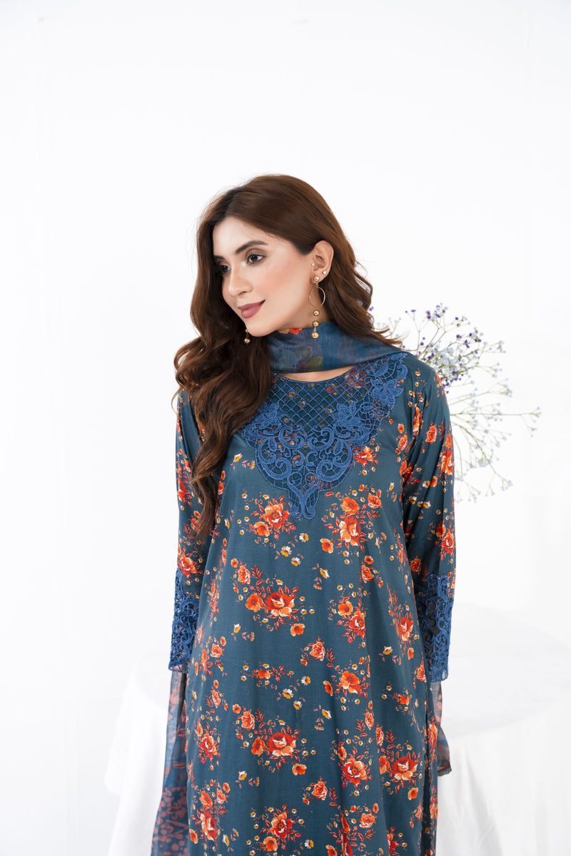 Mahgul Linen Winter Collection by Raniyah RLW02