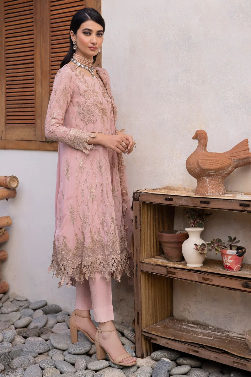 3PC READY TO WEAR CHIFFON DRESS BY IZNIK CHINNON 22