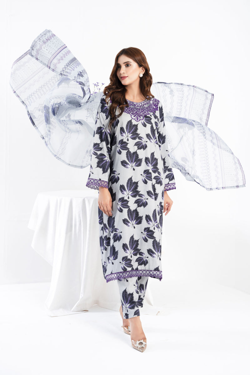 Mahgul Linen Winter Collection by Raniyah RLW03