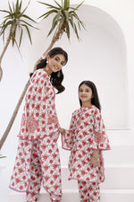 2PC COTTON JACQUARD CO-ORD BY MONA FOR GIRLS GMC1