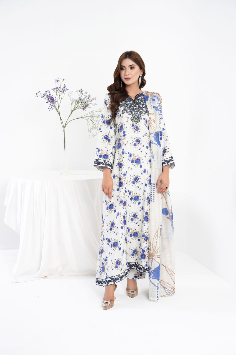 Mahgul Linen Winter Collection by Raniyah RLW05