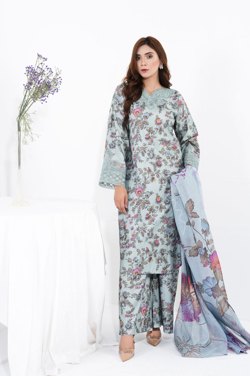 Mahgul Linen Winter Collection by Raniyah RLW06