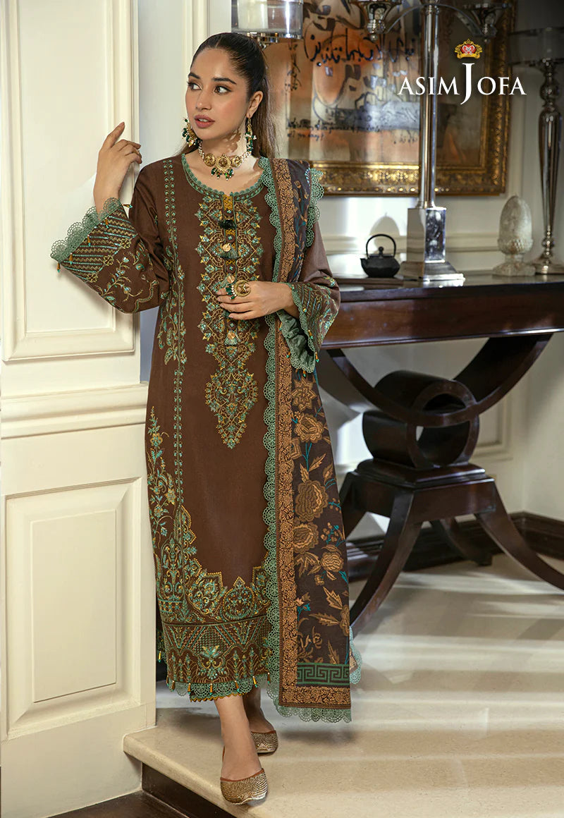 ASIM JOFA ASRA WINTER SHAWL COLLECTION 01