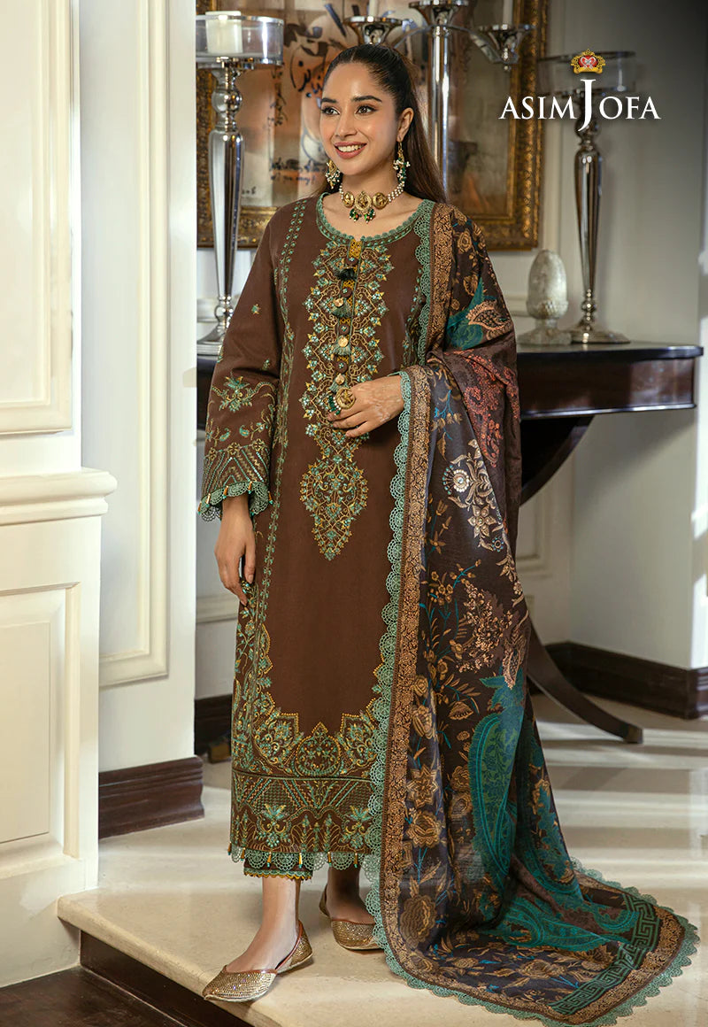 ASIM JOFA ASRA WINTER SHAWL COLLECTION 01