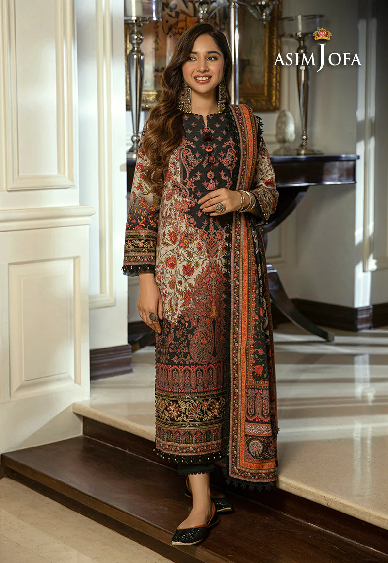 ASIM JOFA ASRA WINTER SHAWL COLLECTION 02