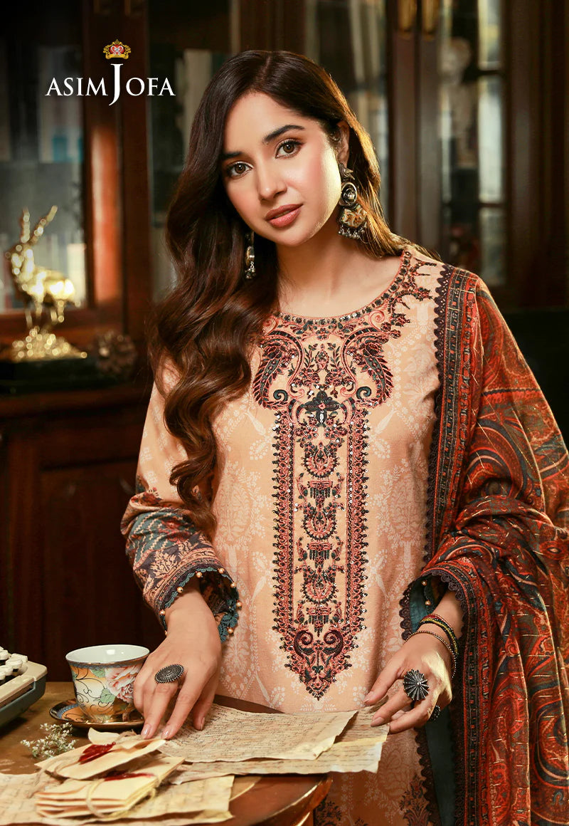 ASIM JOFA ASRA WINTER SHAWL COLLECTION 03