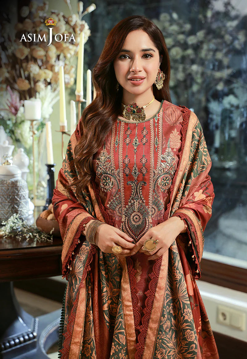 ASIM JOFA ASRA WINTER SHAWL COLLECTION 05