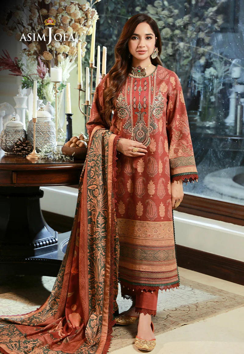 ASIM JOFA ASRA WINTER SHAWL COLLECTION 05