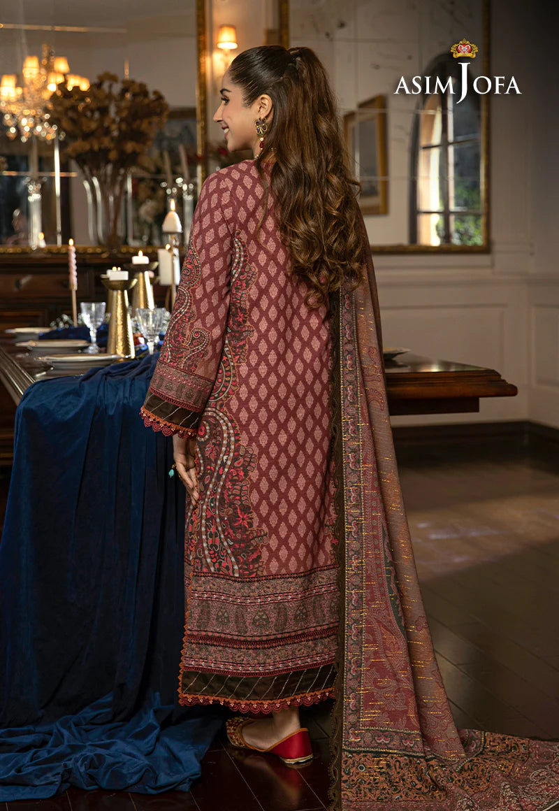 ASIM JOFA ASRA WINTER SHAWL COLLECTION 07