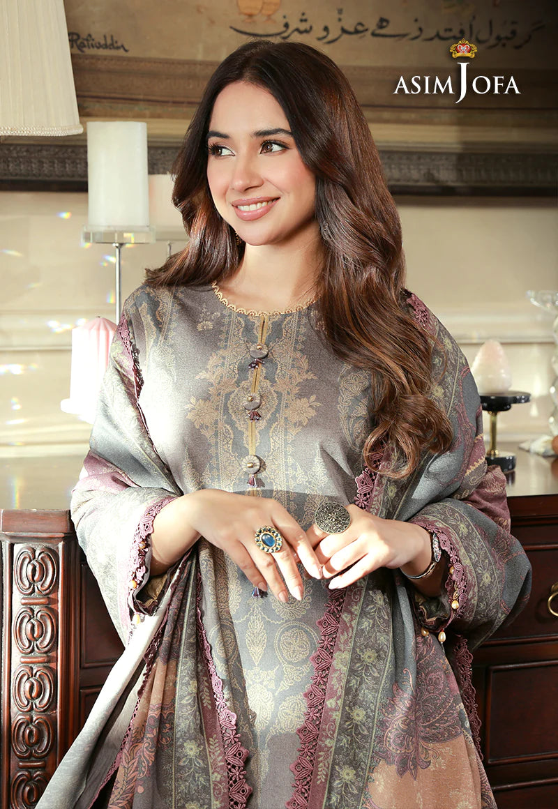 ASIM JOFA ASRA WINTER SHAWL COLLECTION 08