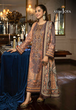 ASIM JOFA ASRA WINTER SHAWL COLLECTION 09