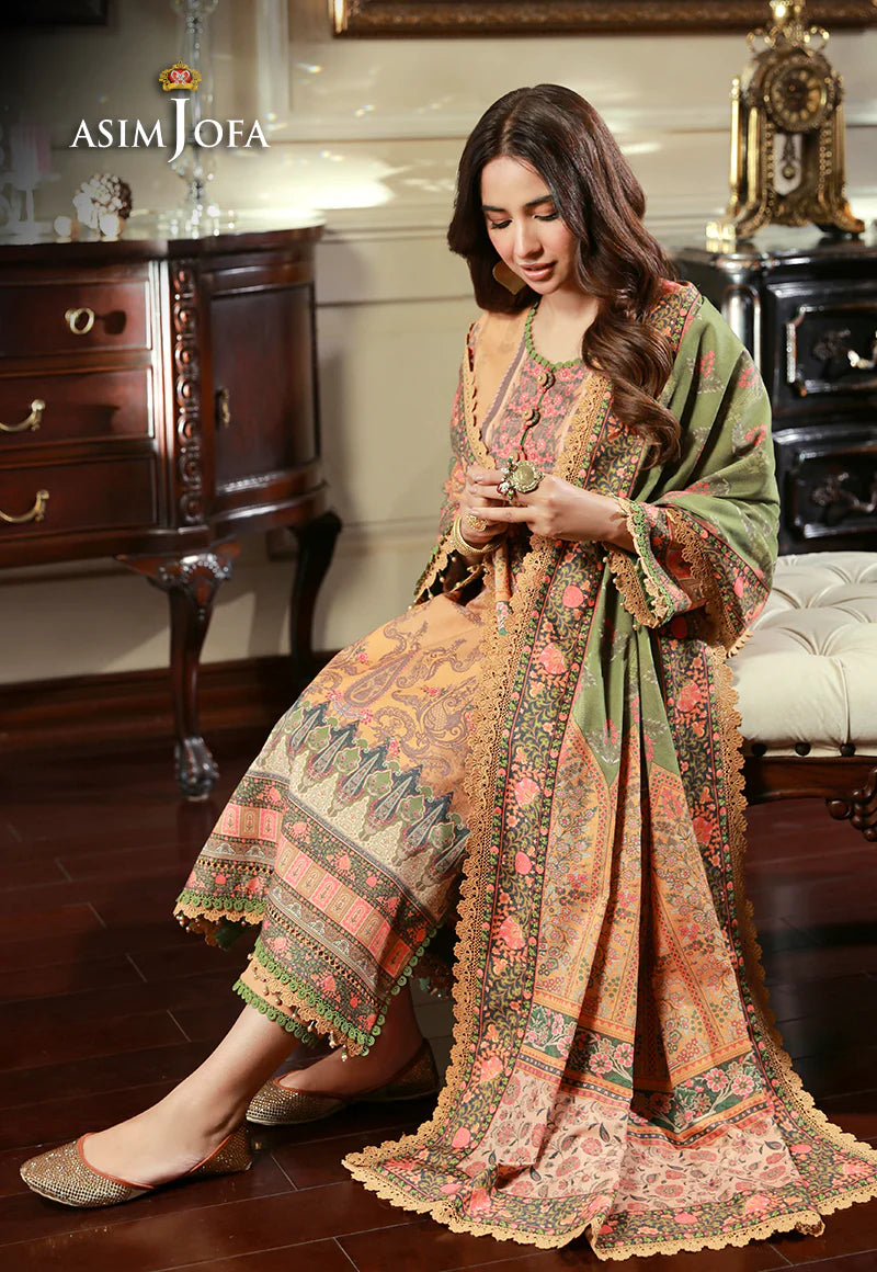 ASIM JOFA ASRA WINTER SHAWL COLLECTION 12