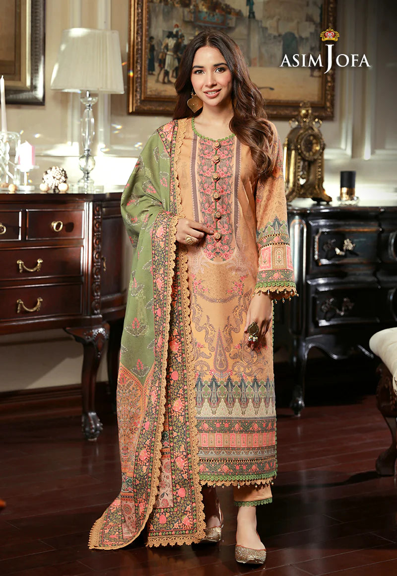 ASIM JOFA ASRA WINTER SHAWL COLLECTION 12