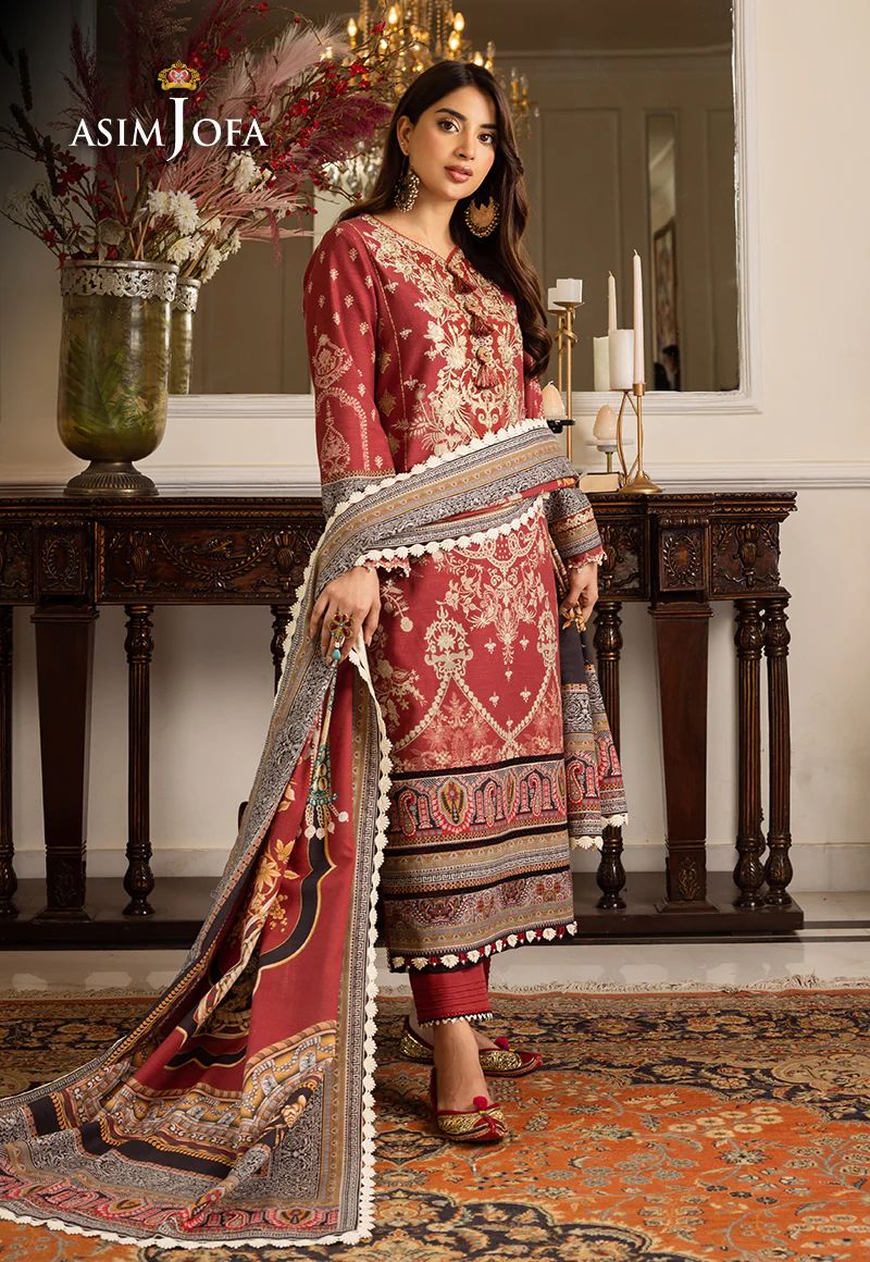 ASIM JOFA AIRA WINTER SHAWL COLLECTION 02