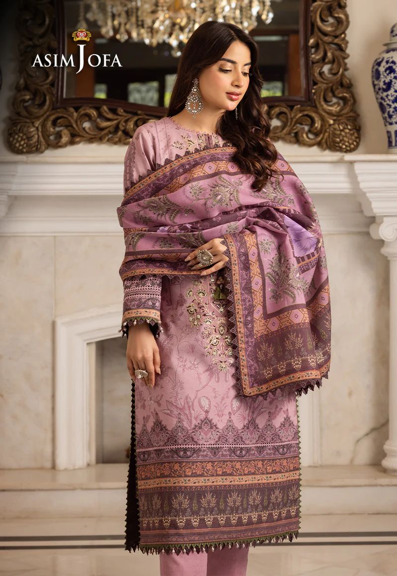 ASIM JOFA AIRA WINTER SHAWL COLLECTION 03