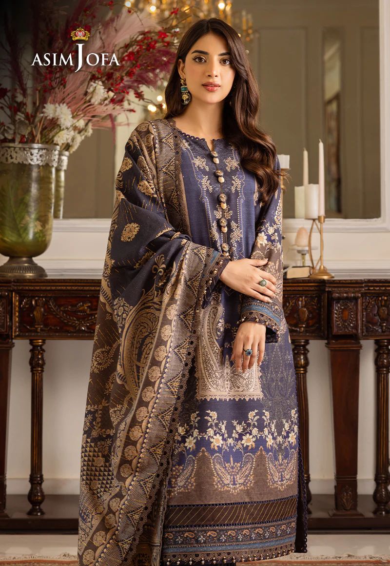 ASIM JOFA AIRA WINTER SHAWL COLLECTION 05