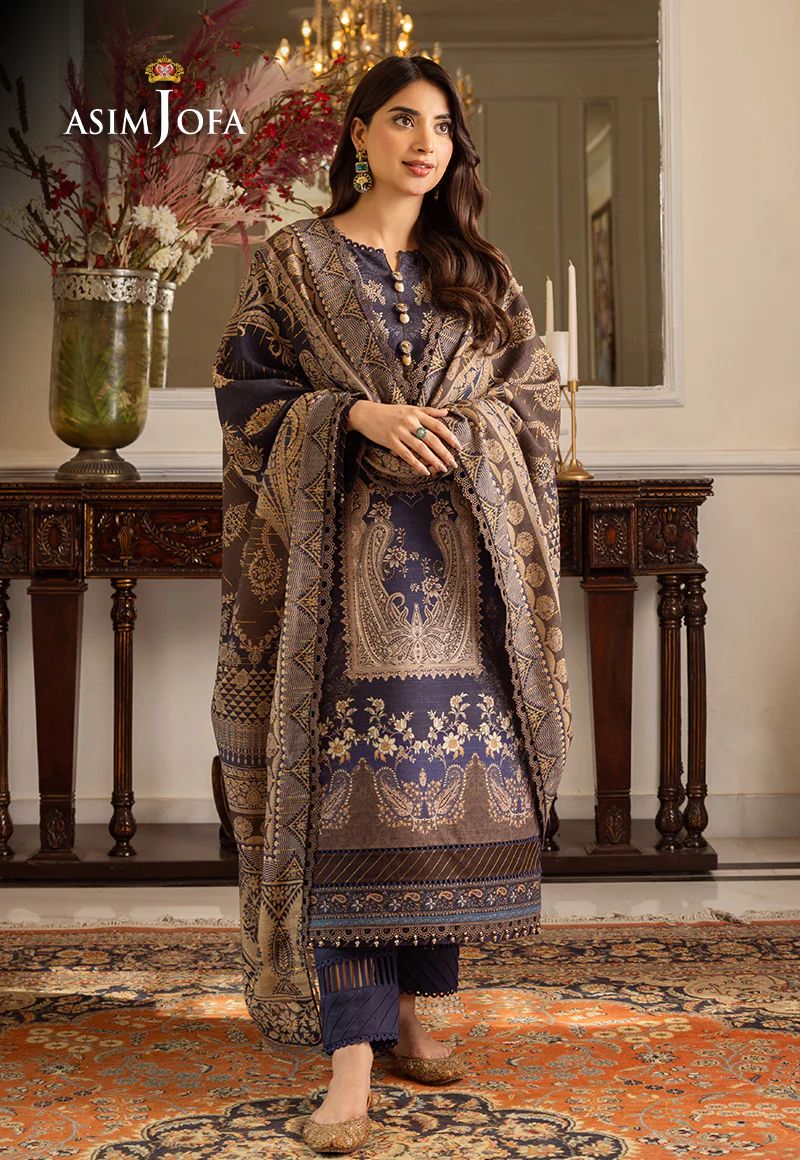 ASIM JOFA AIRA WINTER SHAWL COLLECTION 05