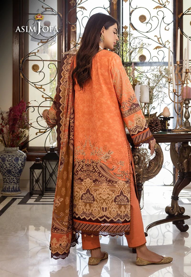 ASIM JOFA AIRA WINTER SHAWL COLLECTION 09