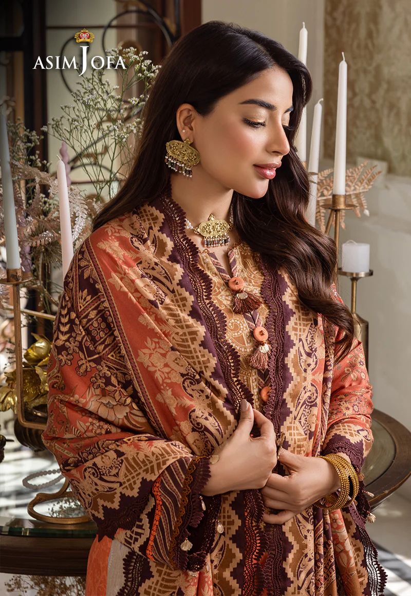 ASIM JOFA AIRA WINTER SHAWL COLLECTION 09