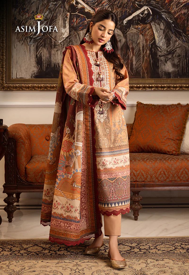 ASIM JOFA AIRA WINTER SHAWL COLLECTION 10