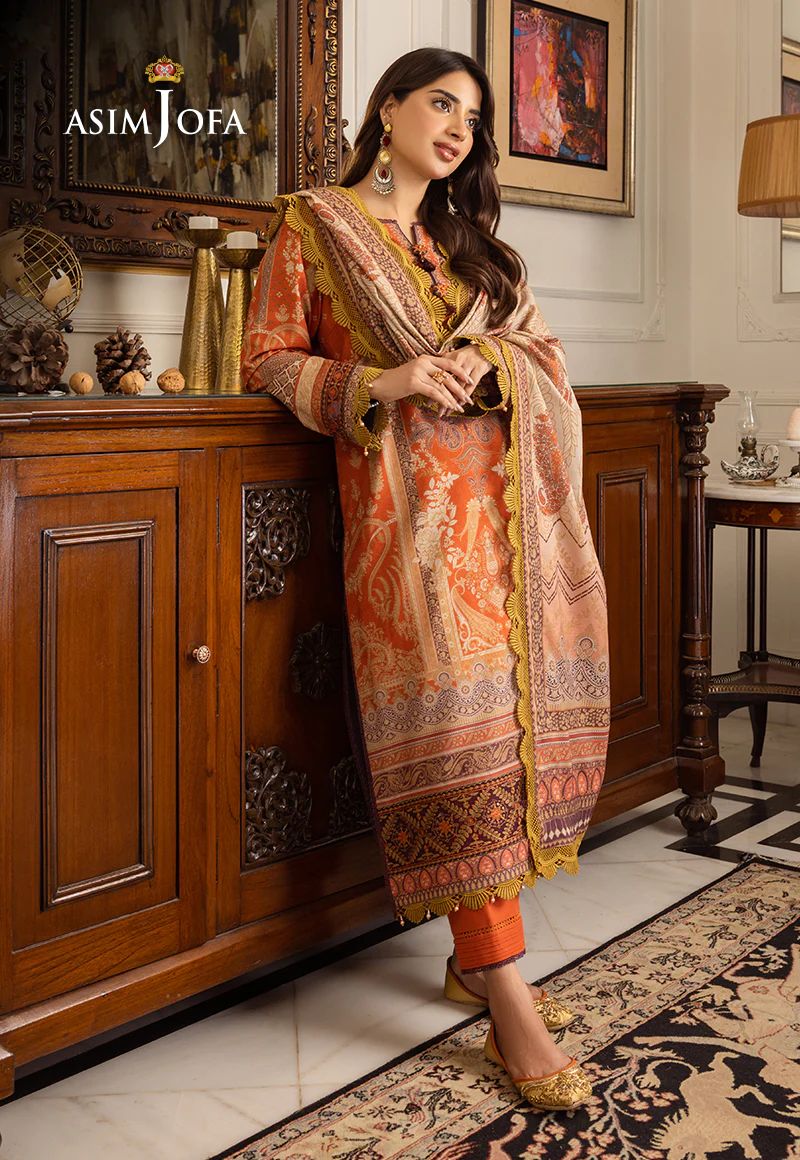 ASIM JOFA AIRA WINTER SHAWL COLLECTION 12