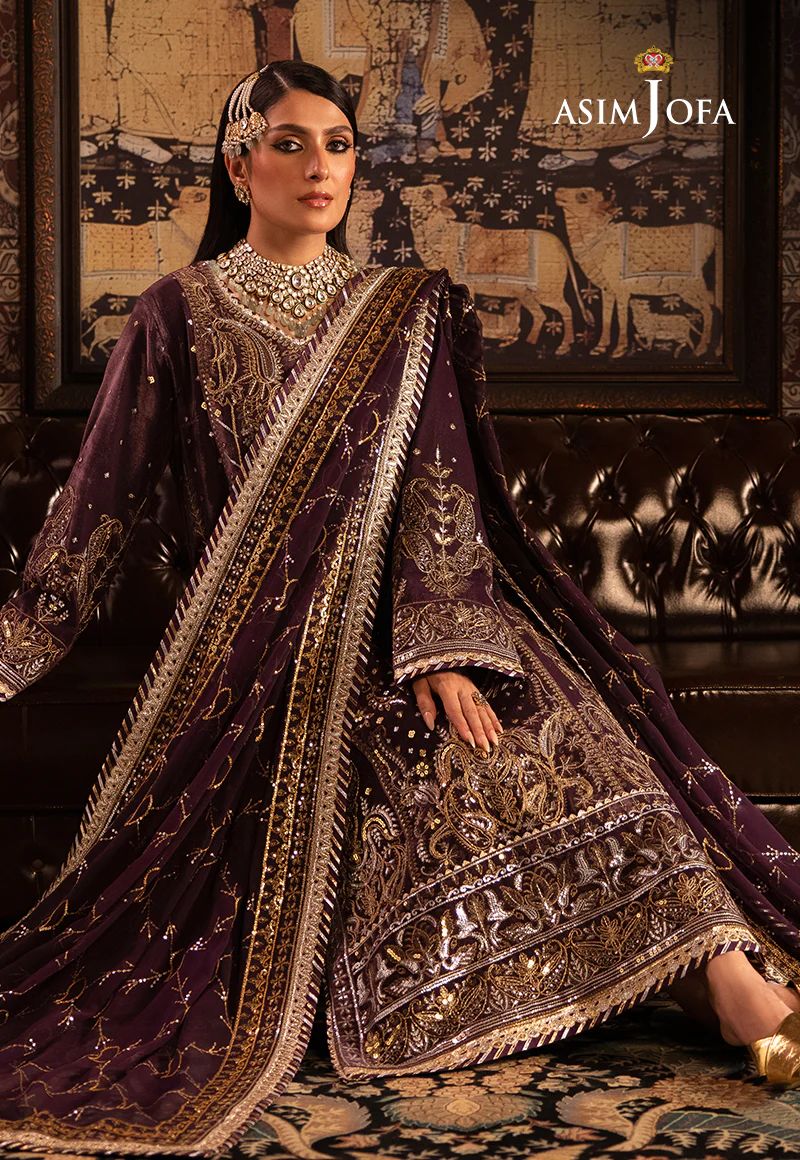 ASIM JOFA MAKHMAL WEDDING VELVET 06