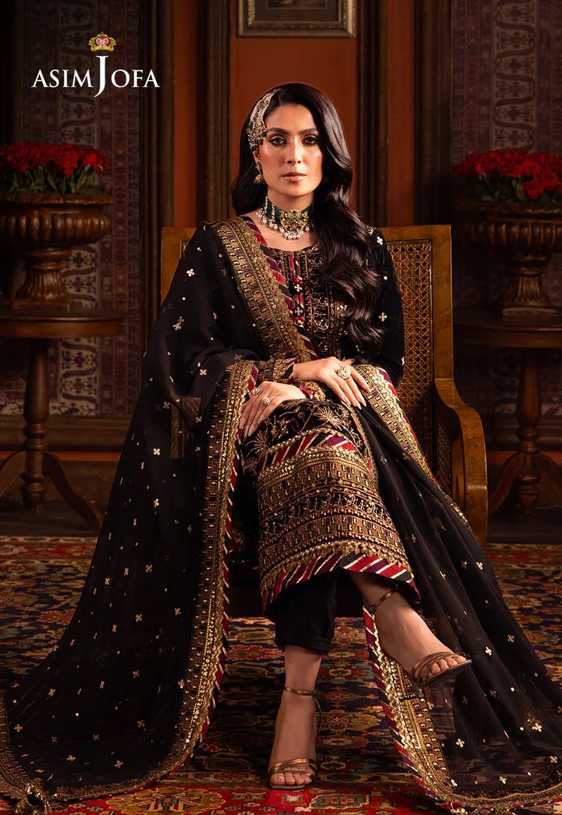 ASIM JOFA MAKHMAL WEDDING VELVET 08