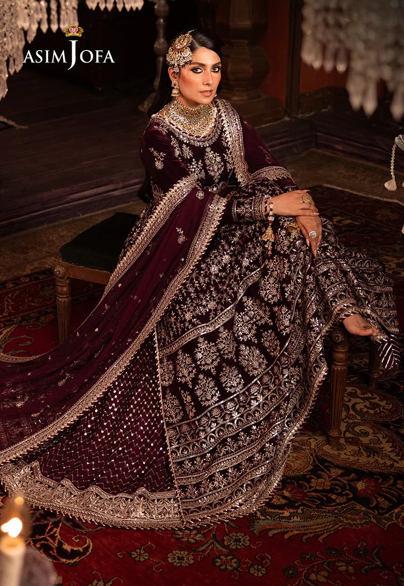 ASIM JOFA MAKHMAL WEDDING VELVET 11