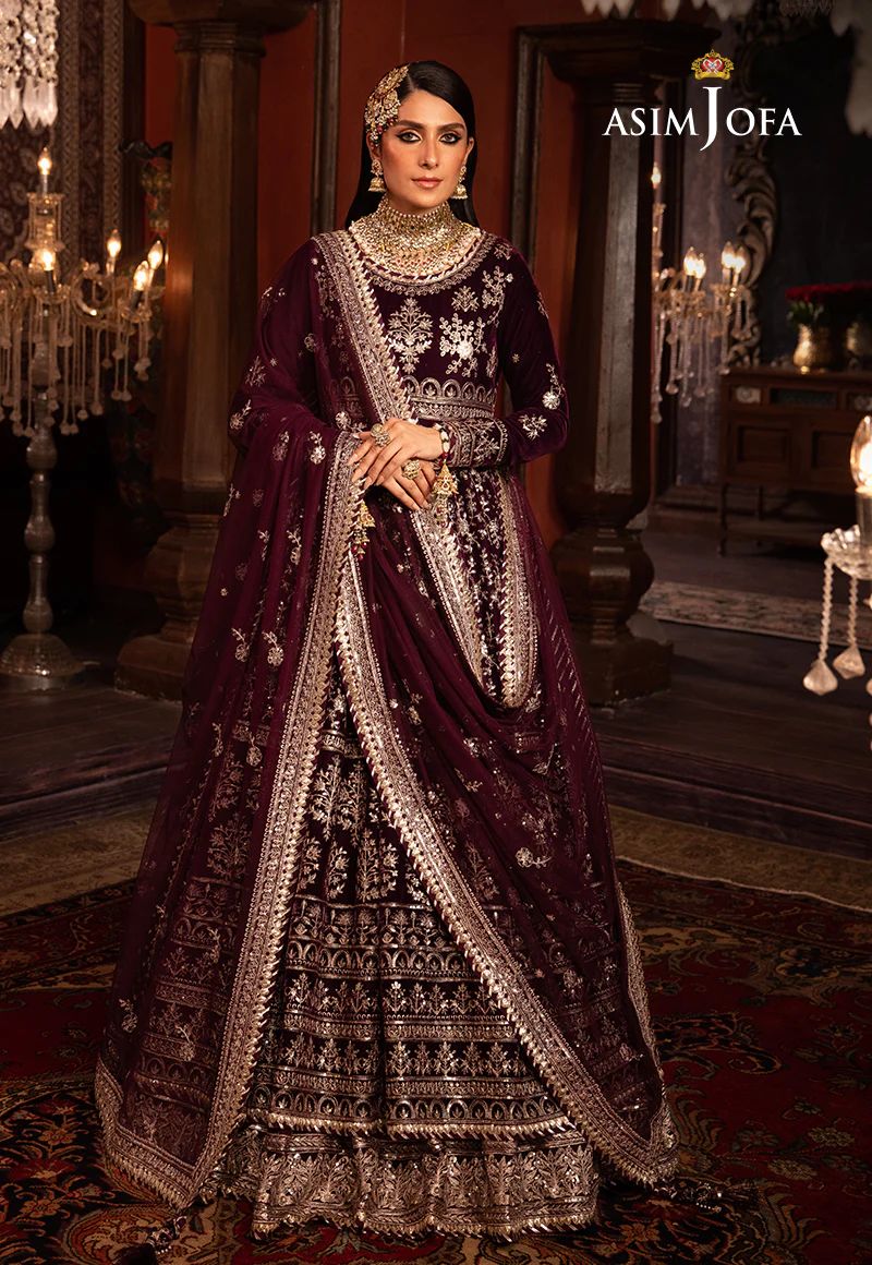 ASIM JOFA MAKHMAL WEDDING VELVET 11