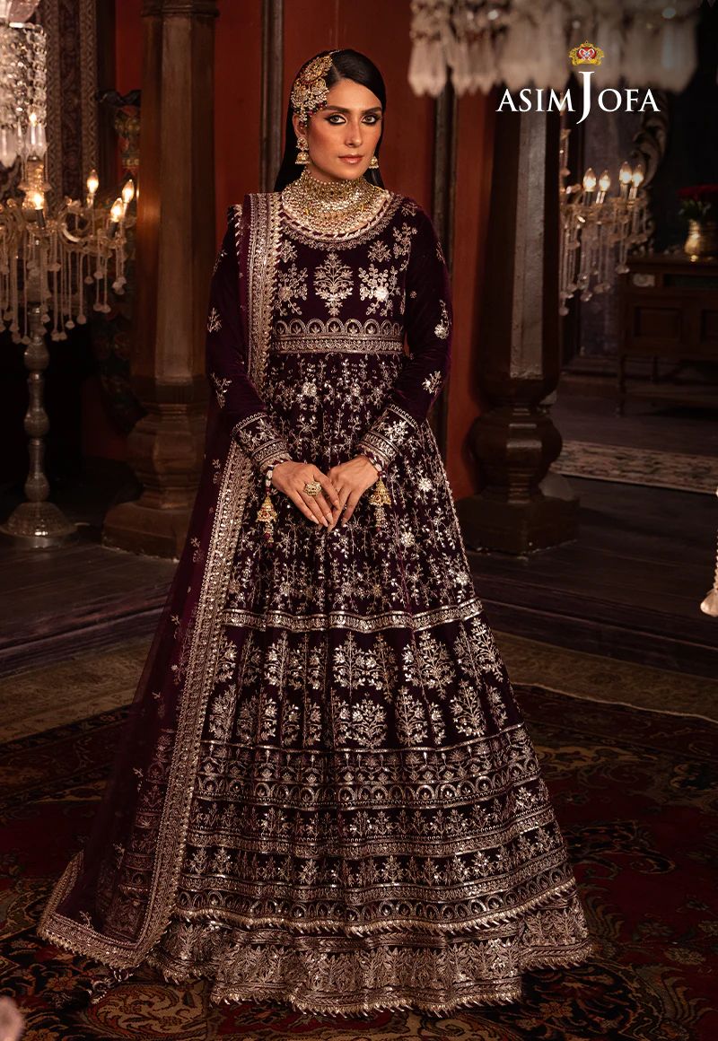 ASIM JOFA MAKHMAL WEDDING VELVET 11