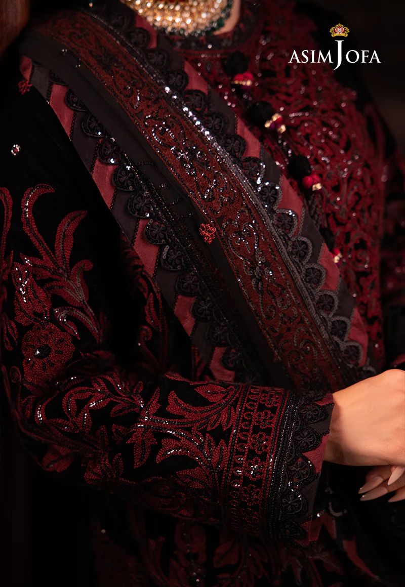 ASIM JOFA MAKHMAL WEDDING VELVET 12