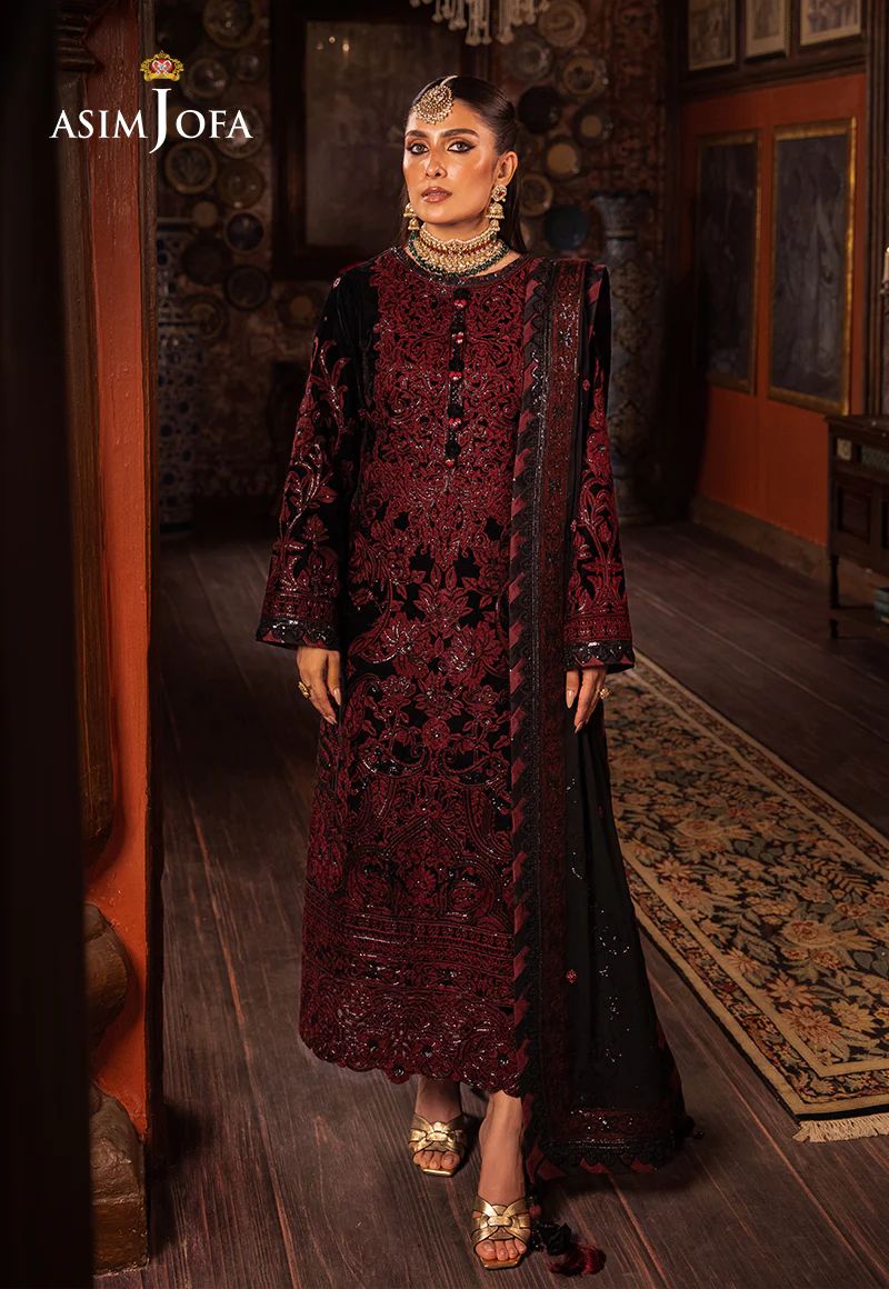 ASIM JOFA MAKHMAL WEDDING VELVET 12