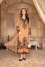 PURE GEORGETTE EMBROIDERED DRESS BY ALEEZAY 06