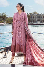 MARIA B WINTER LINEN COLLECTION ASH PINK DL-1106