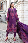 MARIA B WINTER LINEN COLLECTION PURPLE DL-1108