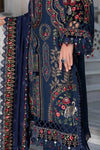 MARIA B WINTER LINEN COLLECTION NAVY BLUE DL-1109