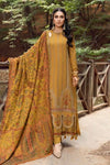 MARIA B WINTER LINEN COLLECTION MUSTARD DL-1110