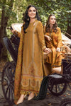 MARIA B WINTER LINEN COLLECTION MUSTARD DL-1110