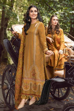 MARIA B WINTER LINEN COLLECTION MUSTARD DL-1110