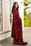 Arwah Velvet Elegance Womenswear Maroon AEF6