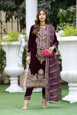 Velvet Artistry Ready to Wear Women Dress by ARWAH VAR5