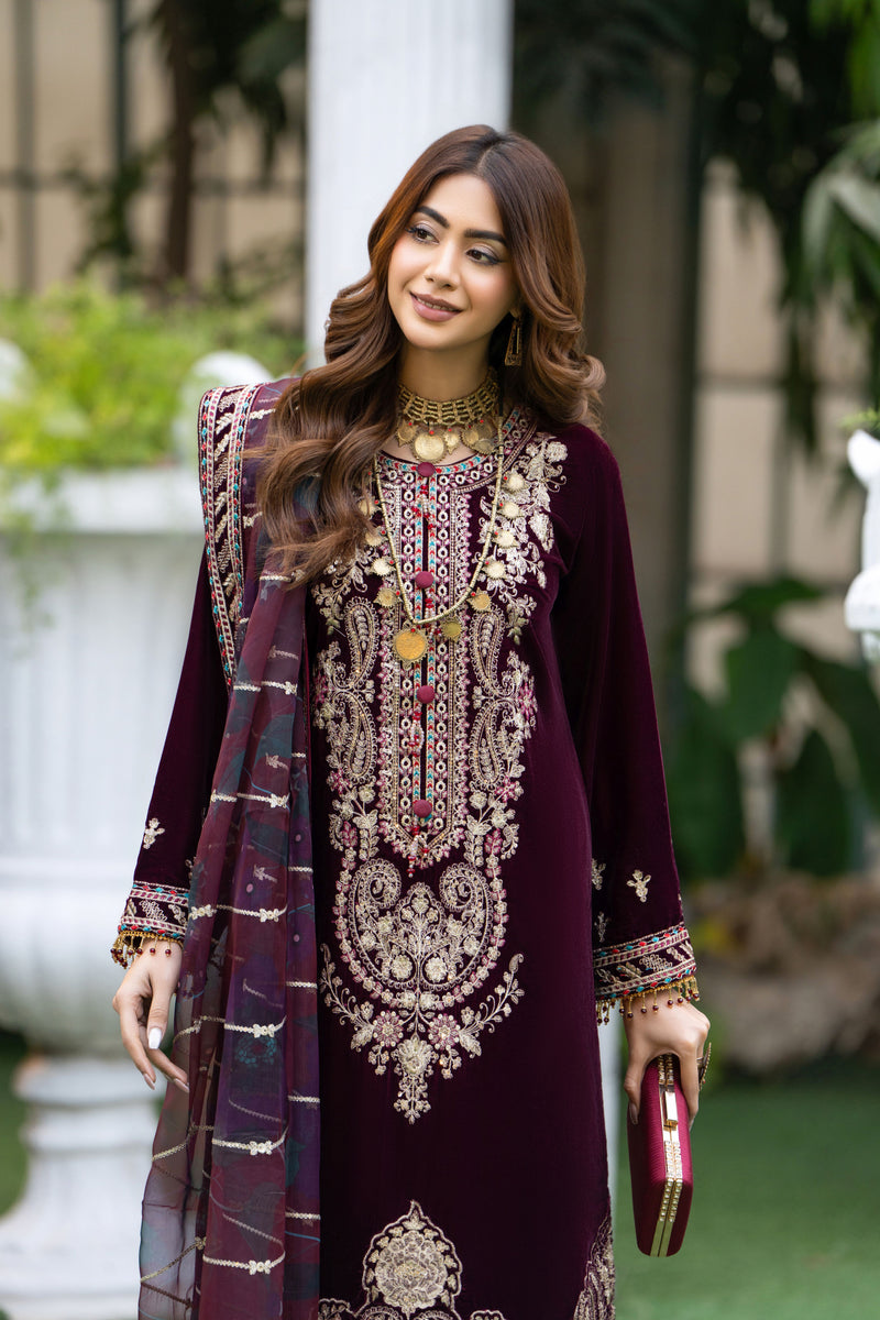 Velvet Artistry Ready to Wear Women Dress by ARWAH VAR5