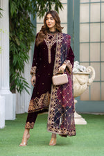 Velvet Artistry Ready to Wear Women Dress by ARWAH VAR2