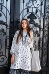 VOGUE VISTAS LINEN EMBROIDERED DRESS BY ZAIWA ZB3