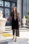 VOGUE VISTAS VELVET EMBROIDERED DRESS BY ZAIWA ZB10