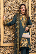 Raw Silk and Sparkle Ready to Wear Dress by Gul Warun RSS9